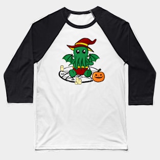 Halloween Cthulhu Baseball T-Shirt